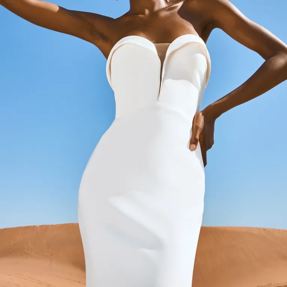 NWT | Pronovias | Fundy | Eden Collection | Color: Off White/Nude | Size: 16